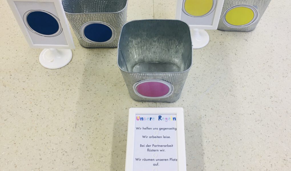 Gruppenpunkte und Regeln, Organisation im WG Unterricht, Schülertische, zum Ausdrucken, Grundschule
