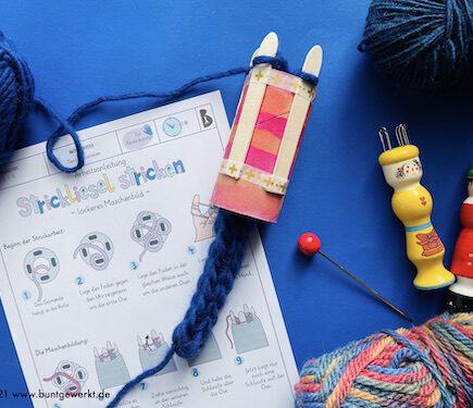Strickliesel - lockeres Maschenbild, Strickliesel, Wolle, Anleitung, Textiles Gestalten