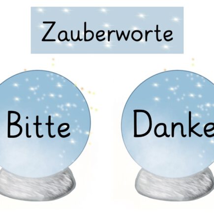 Zauberworte, Bitte, Danke, Medien Schule, Sozialkompetenz, Miteinander, Grundschule, Mittelschule