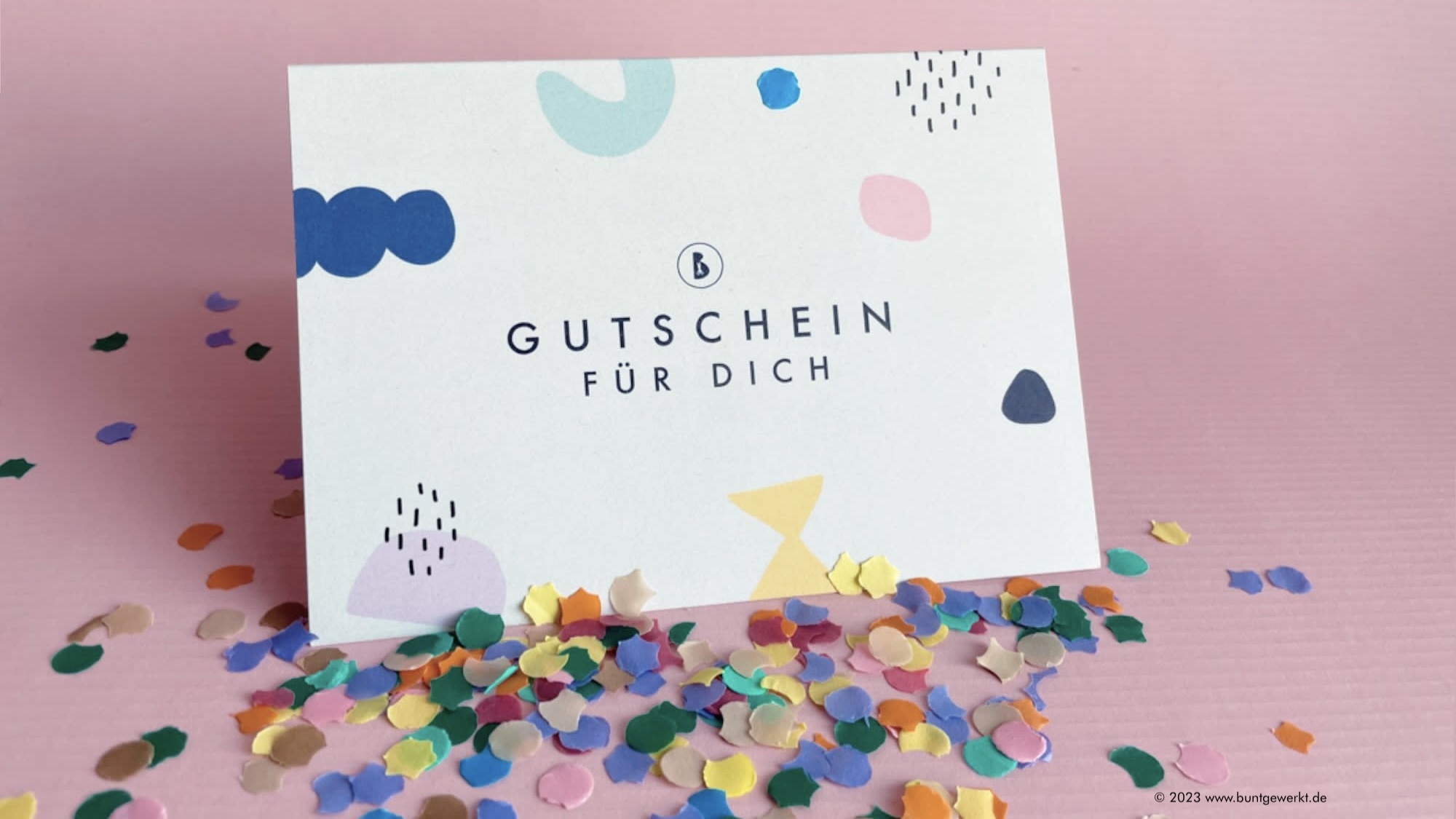 Gutschein Zum Verschenken Buntgewerkt