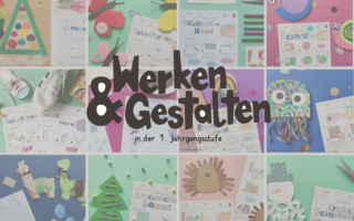 Paket 1. Jgst., 1. Jahrgangsstufe Werken und Gestalten, 1. Klasse Werken und Gestalten, Lernmaterial Werken und Gestalten, Grundschule,