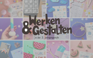 Paket 2. Jgst., 2. Jahrgangsstufe Werken und Gestalten, 2. Klasse Werken und Gestalten, Lernmaterial Werken und Gestalten, Grundschule,